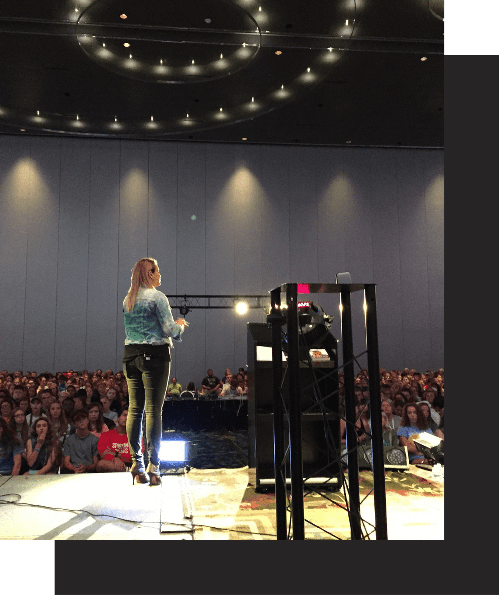 Harmony Speaking On Stage 1